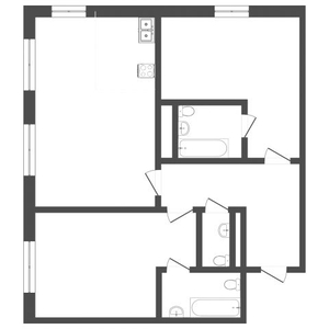 3-комн. квартира , 110м² , 1/8 этаж