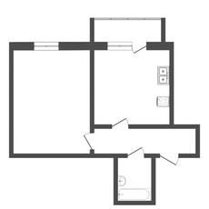 1-комн. квартира , 25м² , 8/10 этаж