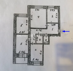 4-комн. квартира , 83.4м² , 1/9 этаж