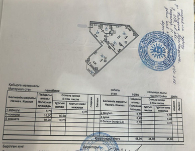 Продажа 2-комнатной квартиры, 56 м, Мустафина, дом 21