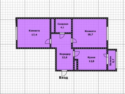 Продажа 2-комнатной квартиры, 66 м, Сатпаева, дом 31 - Момышулы