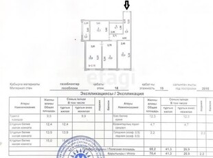 2-комн. квартира , 54м² , 5/9 этаж