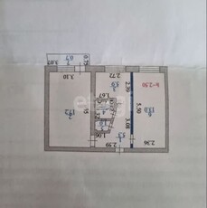 1-комн. квартира , 49м² , 4/5 этаж