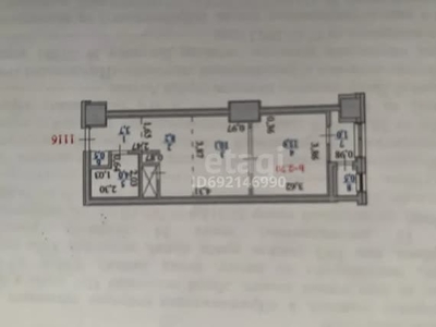 2-комн. квартира , 42м² , 17/34 этаж