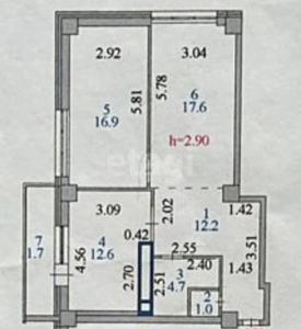 Продажа 2-комнатной квартиры, 67 м, Кошкарбаева, дом 32