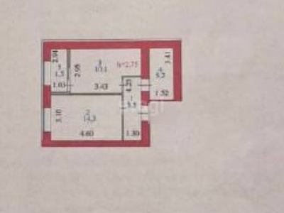 1-комн. квартира , 36м² , 6/9 этаж