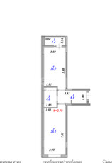 1-комн. квартира , 50м² , 7/12 этаж