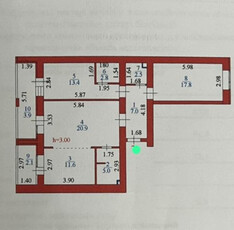 Продажа 2-комнатной квартиры, 52 м, Акмешит, дом 7 - Керей, Жанибек хандар