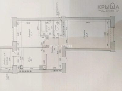 2-комнатная квартира, 72 м², 4/10 этаж, мкр. Батыс-2 66