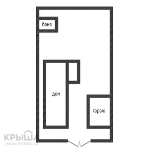 3-комнатный дом, 54.2 м², 4 сот., Дулатова 4 — Дощанова