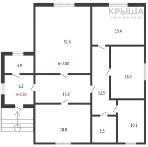 4-комнатный дом, 134.6 м², 10 сот., Восточный