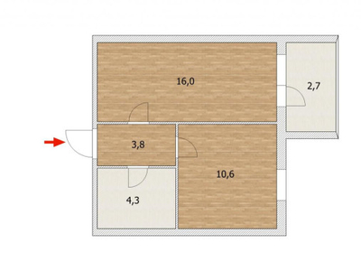 Продажа 1-комнатной квартиры, 47 м, Тлендиева, дом 36