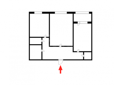 2-комн. квартира , 52м² , 5/5 этаж