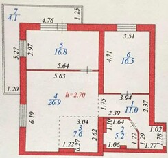 3-комн. квартира , 88.9м² , 8/12 этаж