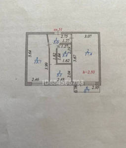 Продажа 2-комнатной квартиры, 45 м, Карасай батыра, дом 16 - Байсеитовой