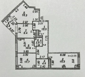 Продажа 4-комнатной квартиры, 89 м, Дюсембекова, дом 44/2