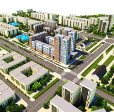 Продажа 1-комнатной квартиры, 33 м, Айнакол, дом 66