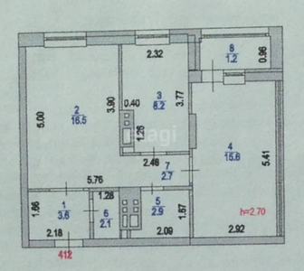 Продажа 1-комнатной квартиры, 47 м, Момышулы, дом 16