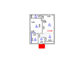 2-комн. квартира , 47.5м² , 14/18 этаж