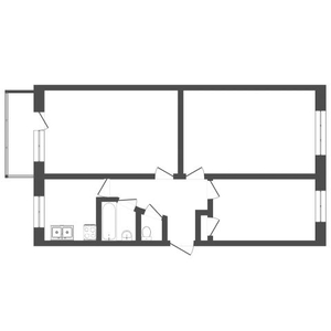 3-комн. квартира , 86м² , 4/5 этаж