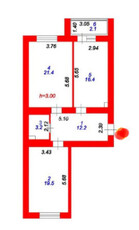 Продажа 2-комнатной квартиры, 75 м, А-52 улица, дом 8