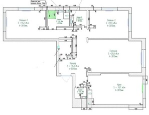 3-комн. квартира , 90м² , 7/16 этаж