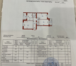 Продажа 3-комнатной квартиры, 97 м, Айтматова, дом 36