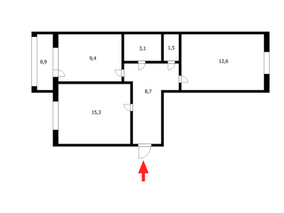 Продажа 2-комнатной квартиры, 52 м, Косшыгулулы, дом 20