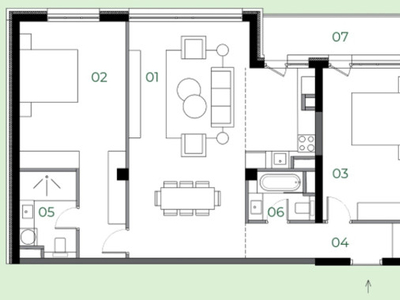 Продажа 3-комнатной квартиры, 98 м, Жамакаева, дом 252