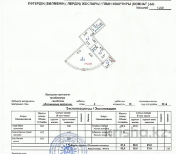 Продажа 1-комнатной квартиры, 53 м, Тлендиева, дом 46