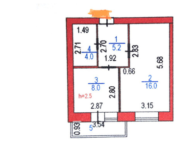 Продажа 1-комнатной квартиры, 34 м, Косшыгулулы, дом 13/1