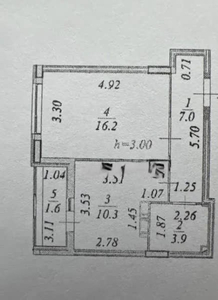 1-комн. квартира , 39м² , 5/9 этаж