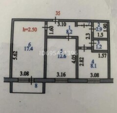 2 комнатная квартира, ж. Жабаева 152