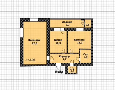 Продажа 2-комнатной квартиры, 68 м, Аль-Фараби, дом 21/1 - Улы Дала