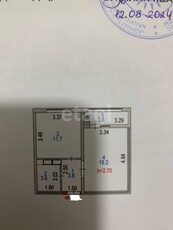 1-комн. квартира , 38.5м² , 6/9 этаж