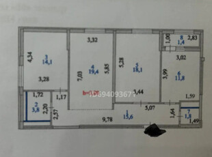 Продажа 3-комнатной квартиры, 86 м, Нажимеденова, дом 29/3