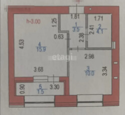 1-комн. квартира , 35м² , 12/12 этаж