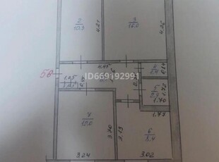 3 комнатная квартира, мкр. Зачаганск пгт, Темиртауская 19/1