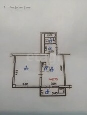 2-комн. квартира , 42м² , 5/10 этаж