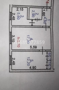 2 комнатная квартира, Карасу 23