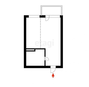 Студия , 31.6м² , 9/10 этаж