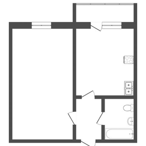 1-комн. квартира , 64м² , 14/16 этаж