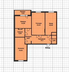 Продажа 3-комнатной квартиры, 105 м, Кумисбекова, дом 9а