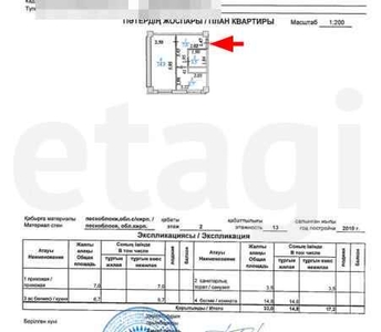 Студия , 33м² , 2/13 этаж