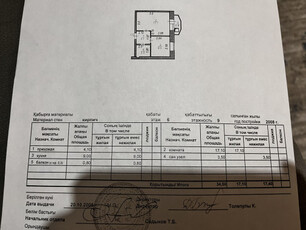 Продажа 1-комнатной квартиры, 34 м, Мустафина, дом 21/5