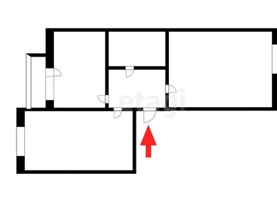 3-комн. квартира , 70м² , 1/10 этаж