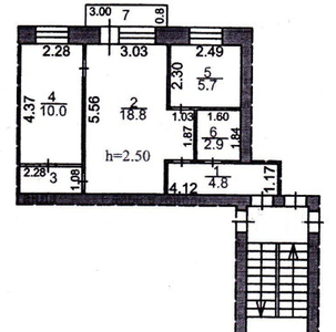 Продажа 2-комнатной квартиры, 45 м, Пичугина, дом 251