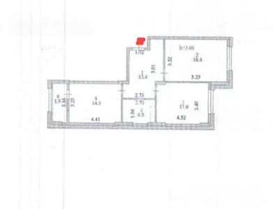 2-комн. квартира , 67м² , 7/12 этаж