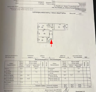 3-комн. квартира , 68м² , 2/6 этаж