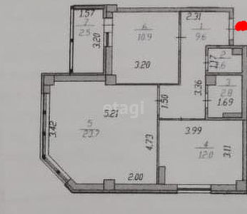 2-комн. квартира , 63м² , 18/18 этаж